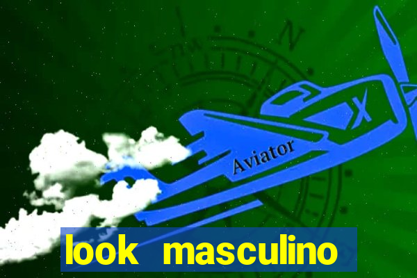look masculino blazer cinza